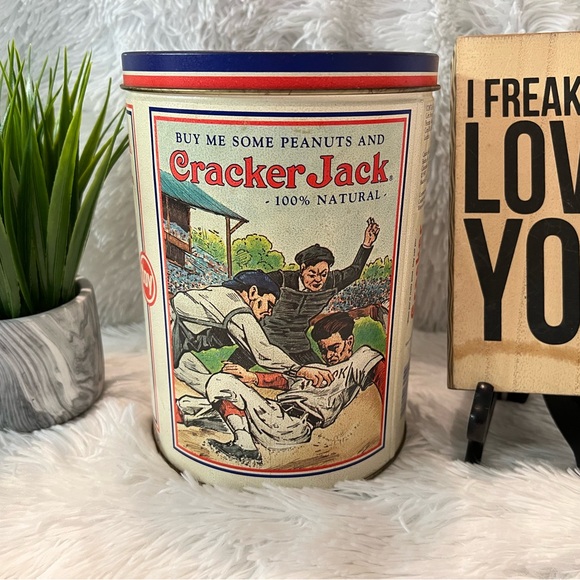 Vintage Limited Edition 1990 Cracker Jack Baseball Series Tin - Picture 2 of 6